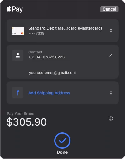 Apple and Google Pay Interface