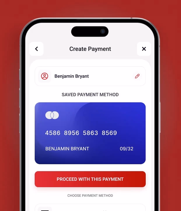 Pre-Filled Card User Interface